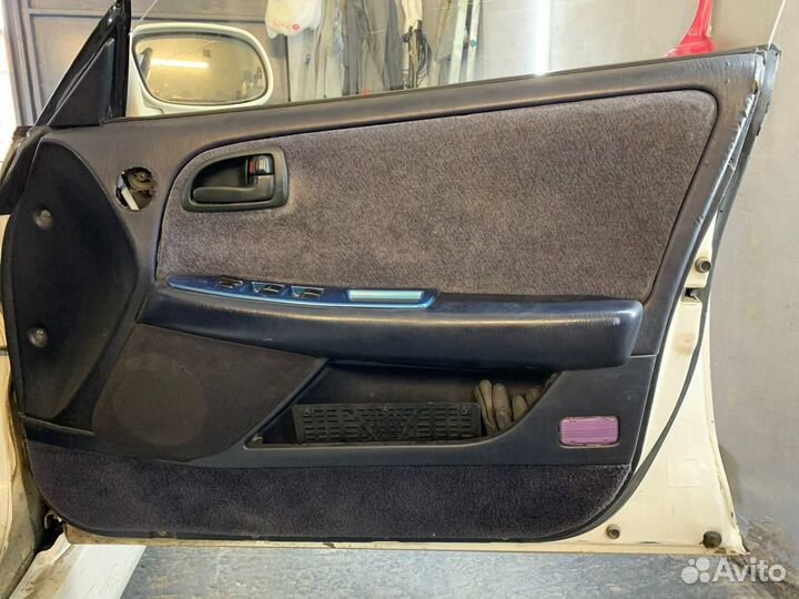 Обшивки дверей mark 2 jzx90 синие