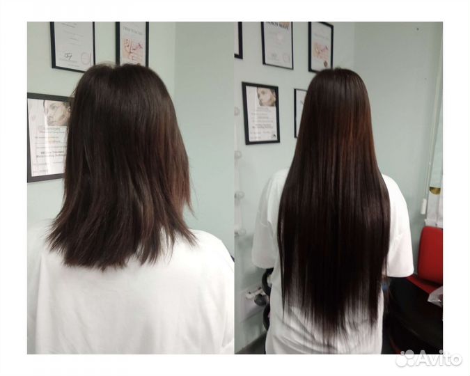 Наращивание волос, наращивание страз в волосы