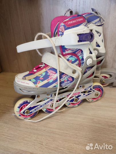 Роликовые коньки детские раздвижные