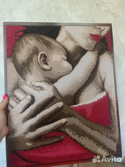 Картина готовая из алмазной мозайки