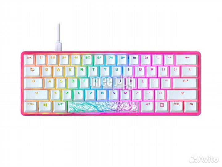 HyperX Alloy Origins 60 Red Switches Pink
