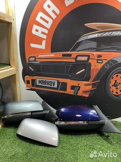 Комплект зеркал Приора 2 SE с повторителем