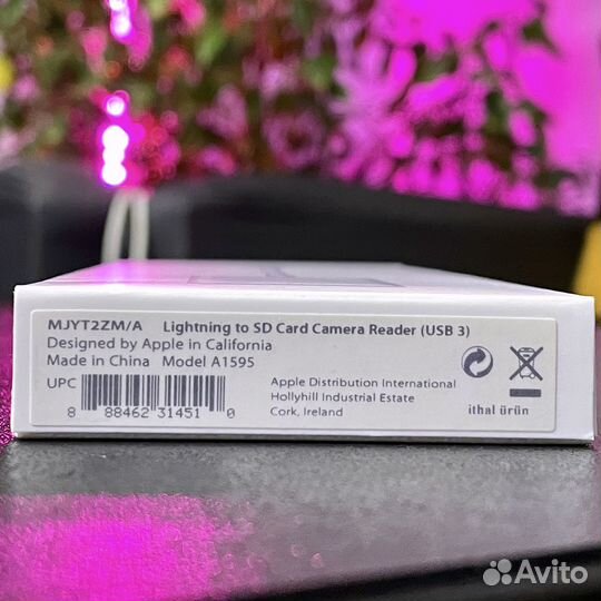 Адаптер Apple Lightning to SD Card