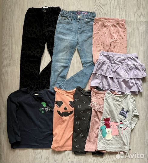 Одежда для девочки пакетом размер 110-128