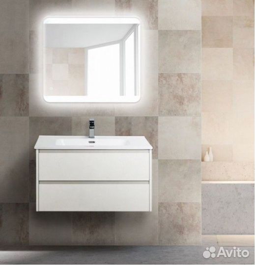 Тумба с раковиной BelBagno Kraft 90-BB900ETL Bianco Opaco