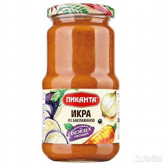 Икра Пиканта из баклажанов 520 г