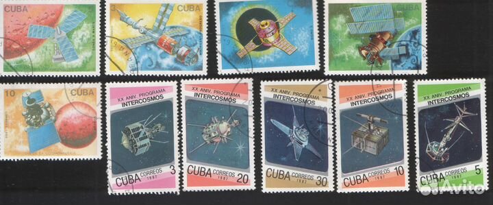 Марки почта Кубы