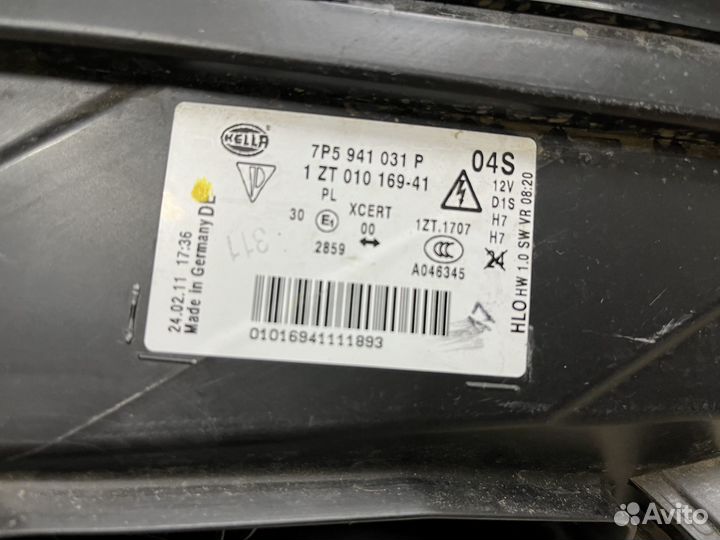 Фара передняя левая Porsche Cayenne 2010-2017