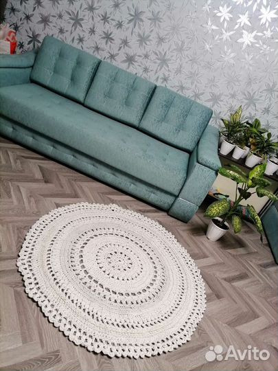 Ковер вязаный, новый, можно на заказ