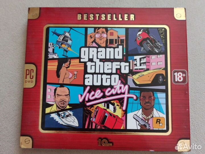 Диск с игрой для пк. GTA Vice city
