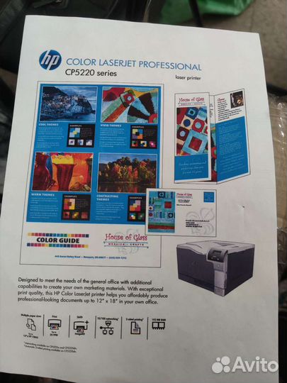 Hp Color Laserjet cp5225n (пробег 7к)