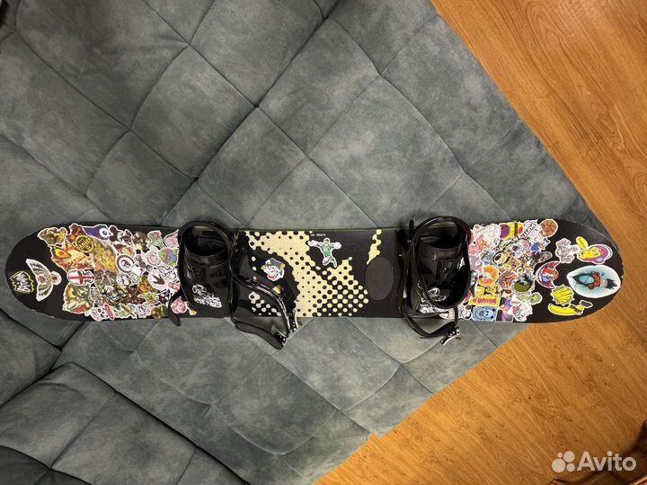 Сноуборд salomon + крепления