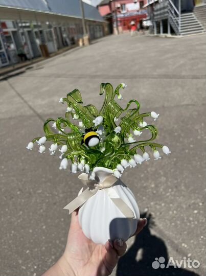 Ландыши из стекла