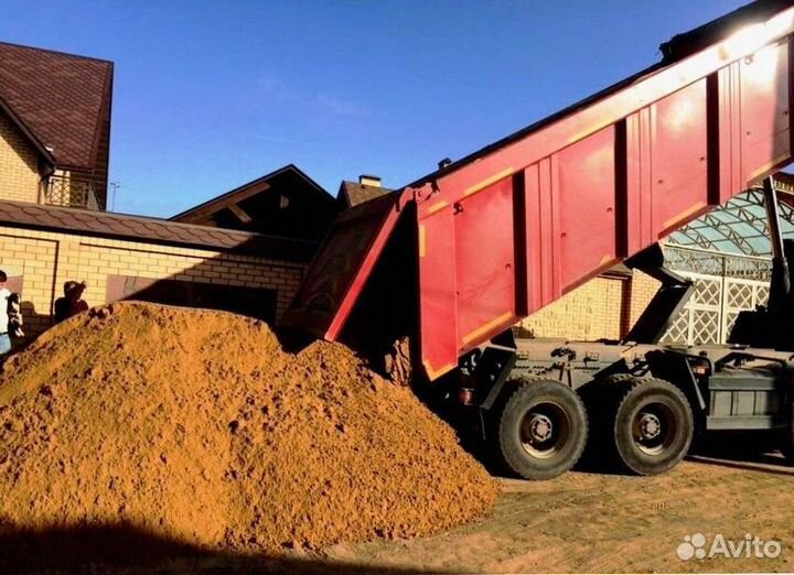 Песок карьерный