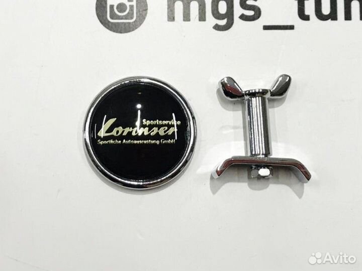 Заглушка в капот Mercedes Lorinser старого образца