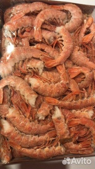 Лангустины без головы (30-45 шт на кг) 2 кг