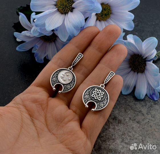 Серебряные серьги