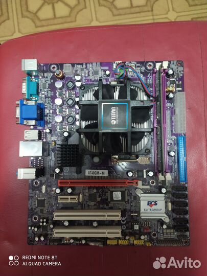 Связка ECS A740GM-M и Athlon x2 7550