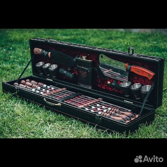 Подарочный набор шампуров элитный 