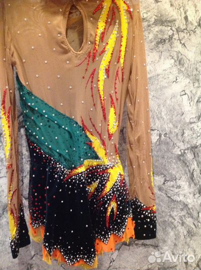 Купальник для худ. гимнастики на рост 140-150