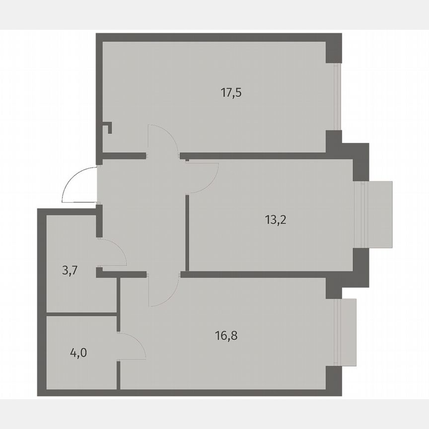 2-к. квартира, 62 м², 7/8 эт.