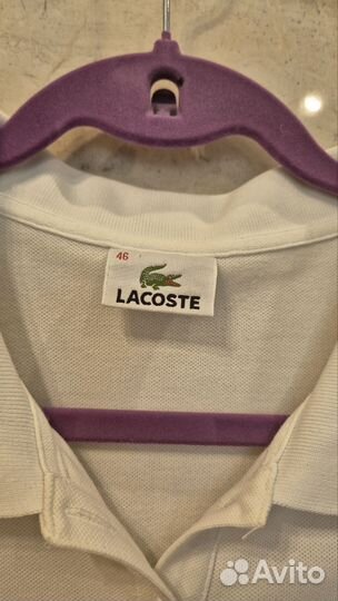 Lacoste polo женское