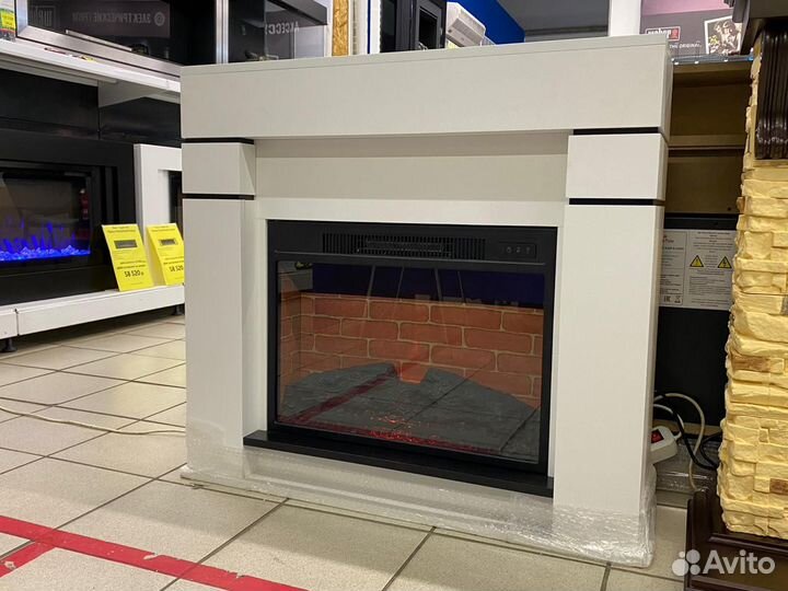 Электрокамины RealFlame 2D/3D Белые