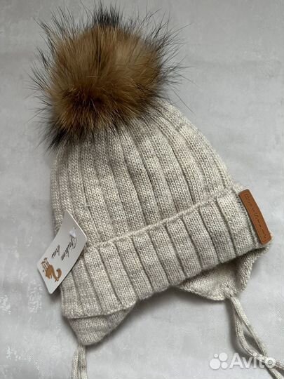 Шапка зимняя новая шерсть