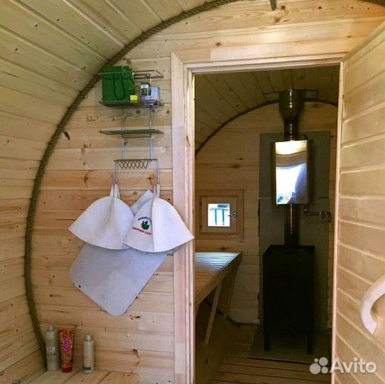 Баня бочка под ключ