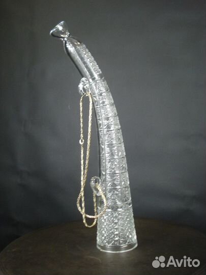 Винтажный большой хрустальный Рог изобилия- 46,5 с