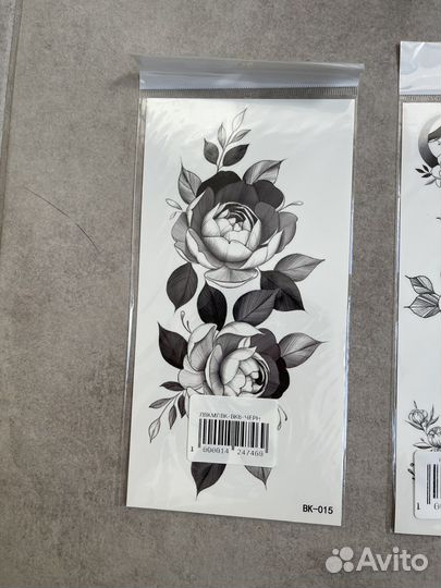 Переводные татуировки, тату