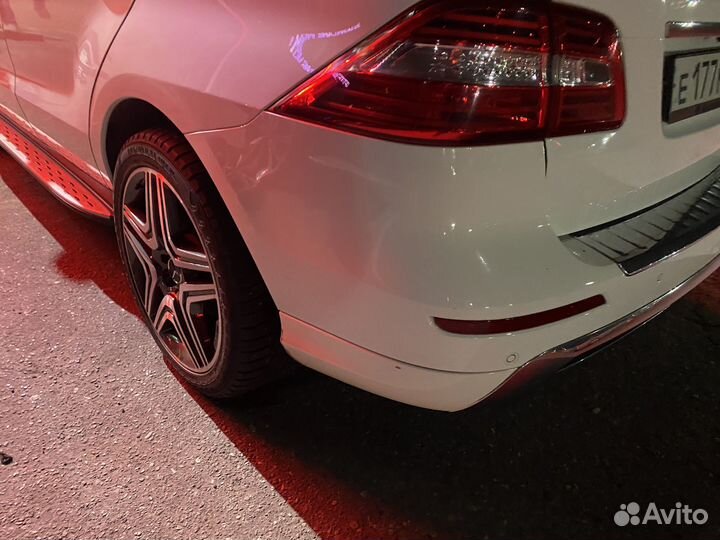 Передний бампер ml w166 AMG задний