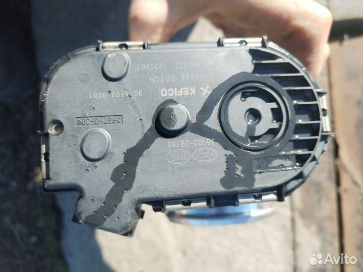 Дроссельная заслонка G4fg Kia soul/Kia rio/киа рио