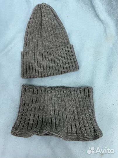 Комплект шапка и снуд