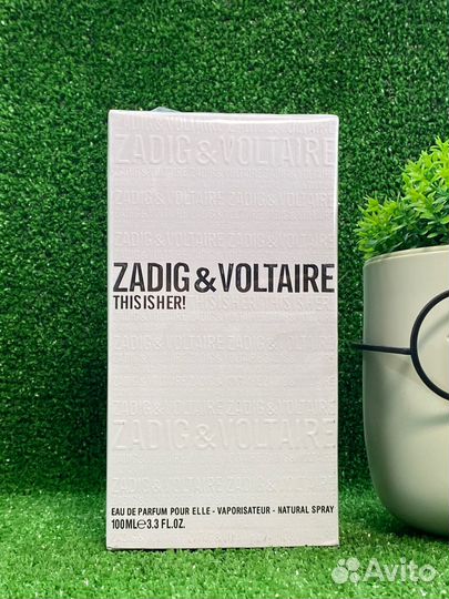 Zadig&voltaire this is her оригинал тестер 100 мл