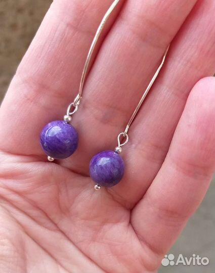 Серьги серебро