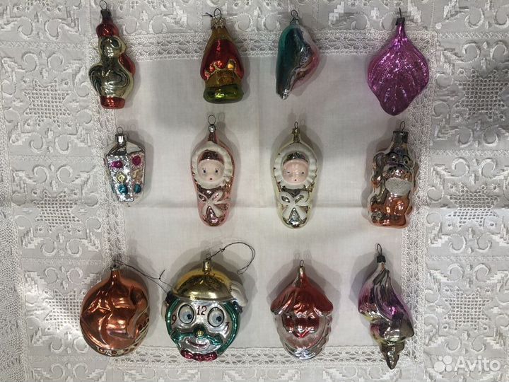 Елочные игрушки СССР