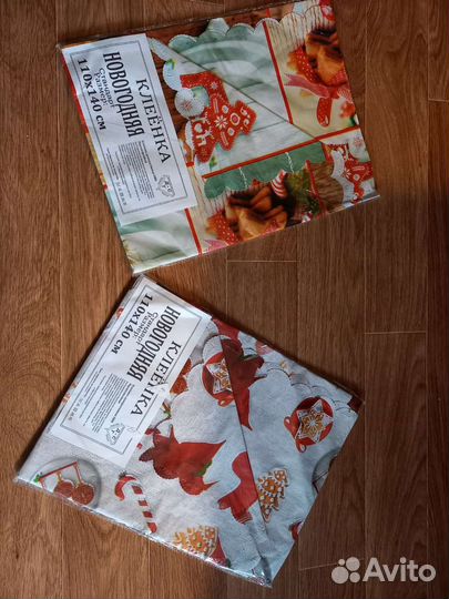 Клеенка новогодняя