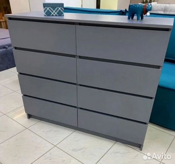 Комод 8 ящиков 120 см