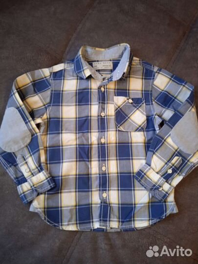Рубашка zara для мальчика 92-98