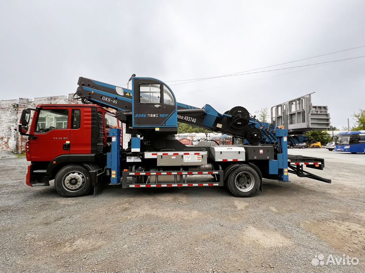 В лизинг - новая автовышка GKS45 - 45м