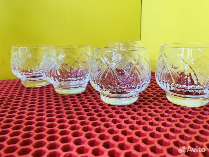Z.8122 хрустальный стакан (коньячный) 5шт