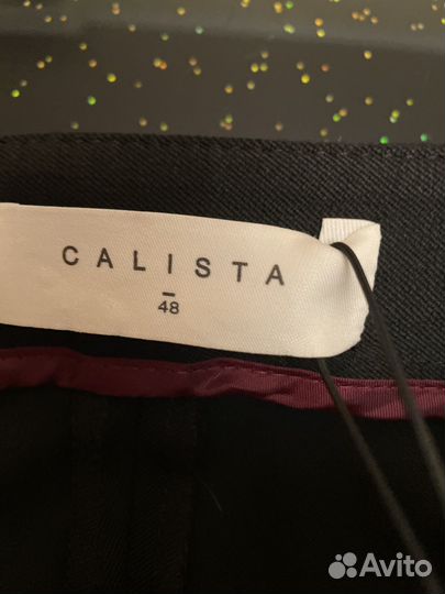 Брюки Calista48раз,черные,плотные,женские