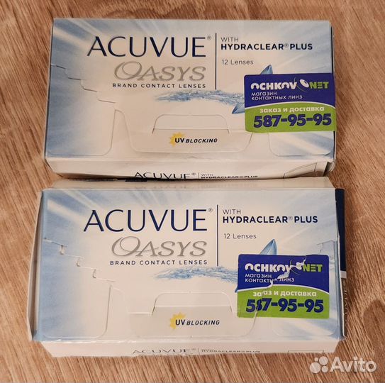 Линзы контактные acuvue oasys
