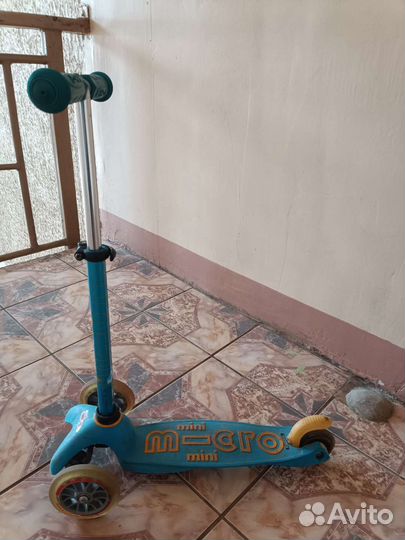 Самокат детский трехколесный бу