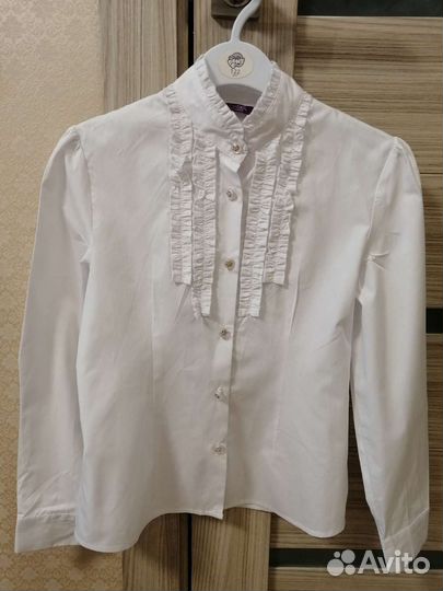 Рубашка школьная для девочки 140