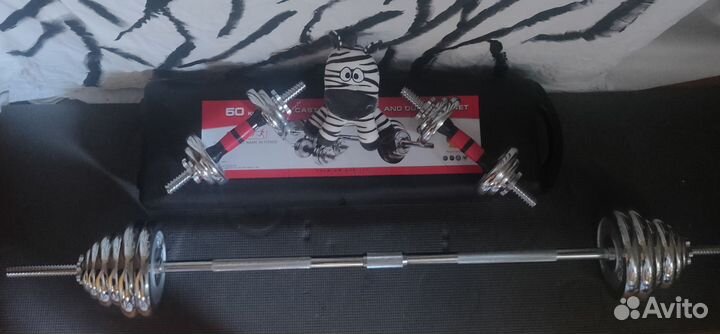 Гантели разборные-Штанга, Турник 3 в 1 мультихват