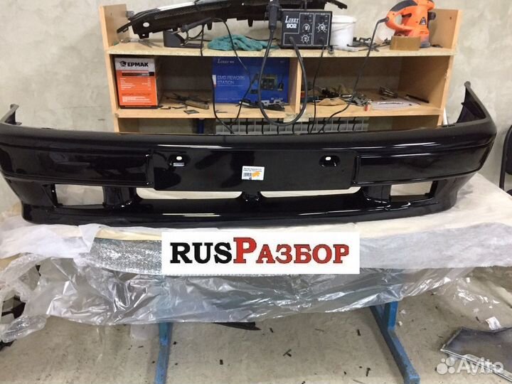 Бампер ваз 2114 2115 окрашенный в цвет Робин Гуд