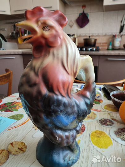 Петух графин керамический СССР