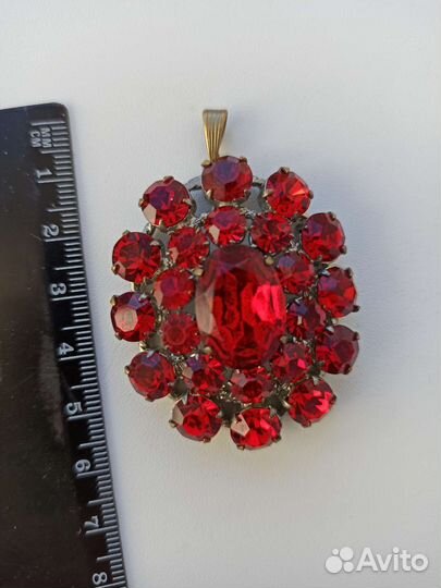 Кулон, подвеска. Винтаж. Чехословакия